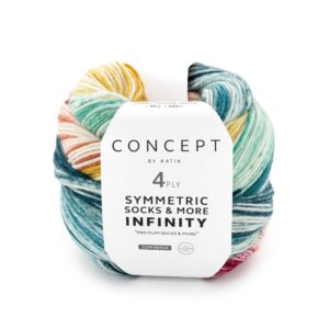 laine à chaussettes Symmetric socks & More Infinity
