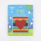 Kit enfant canevas coeur