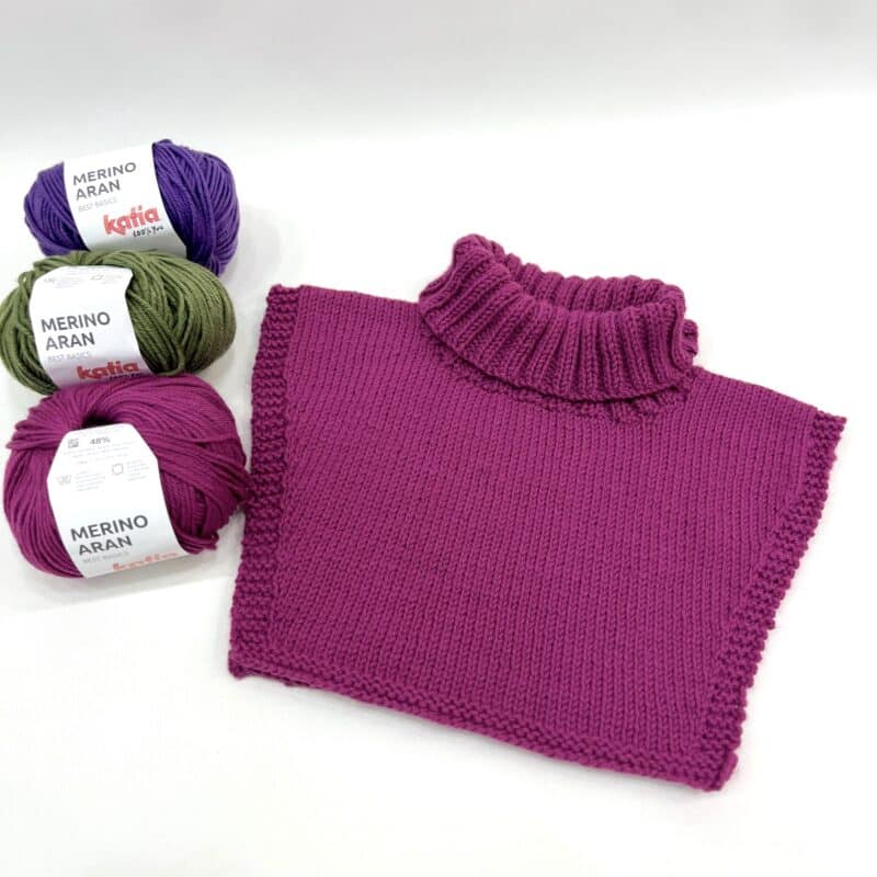 Tuto Plastron facile au tricot