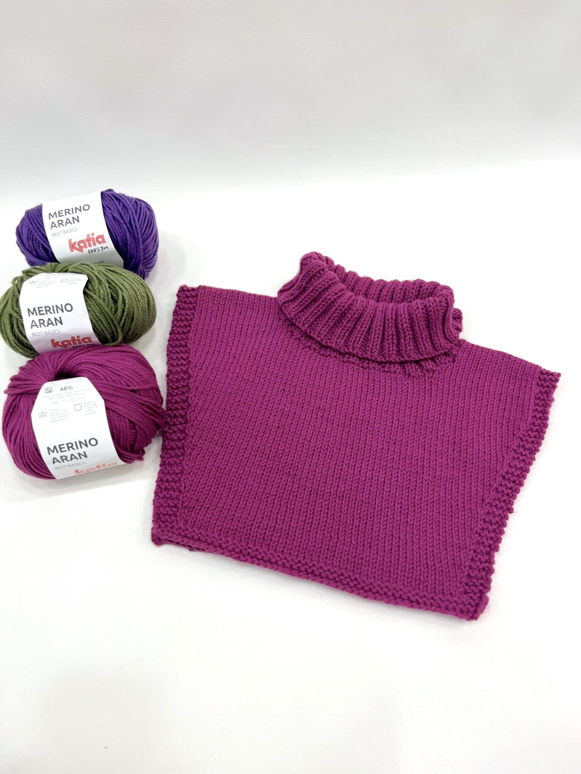 Tuto Plastron facile au tricot