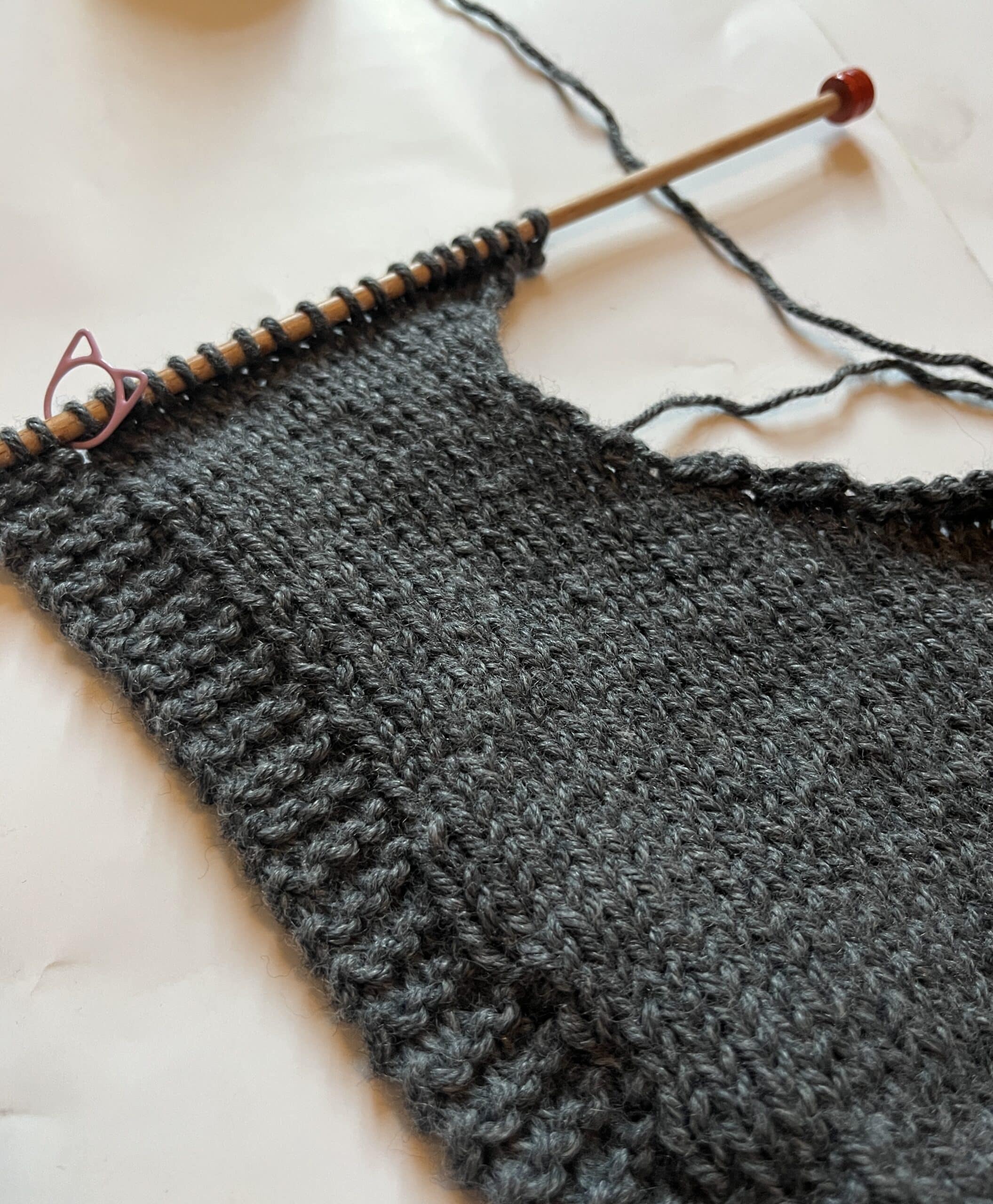 Tuto Plastron facile au tricot