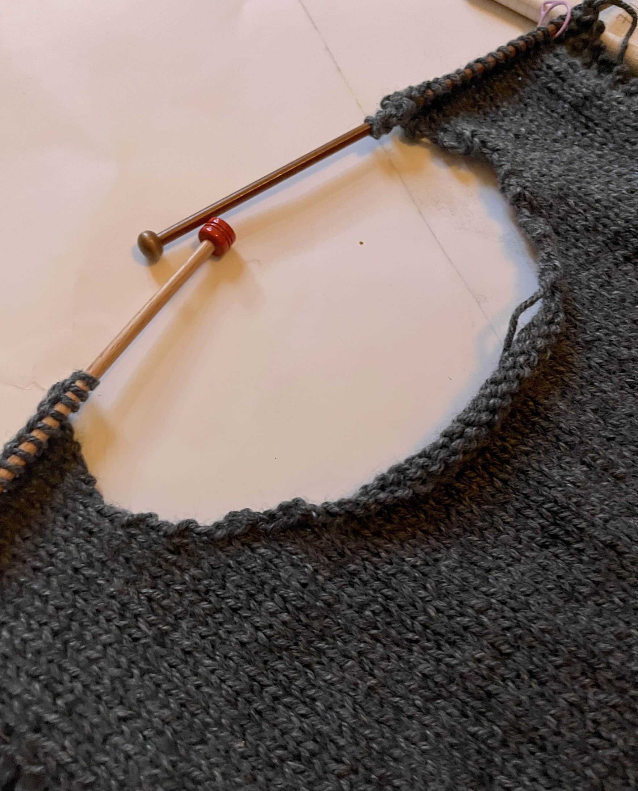 Tuto Plastron facile au tricot
