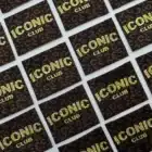 Etiquette à coudre Léopard Iconic Club