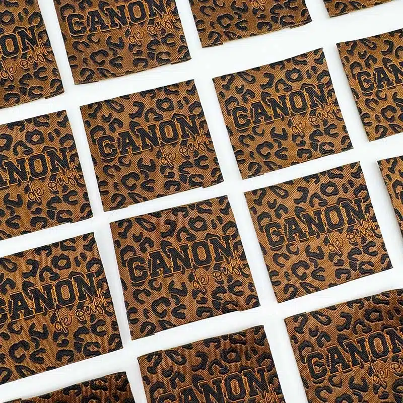 canon de ouf Etiquette à coudre léopard Canon de Ouf