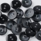 Bouton noir 15 / 20 mm