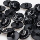 Bouton à queue facettes noir