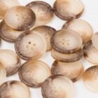 Bouton écaille beige