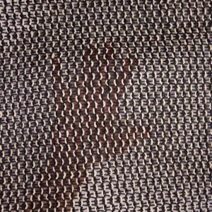 Tissu Raphia naturel et Noir