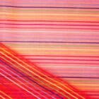 Tissu résille corail multicolore