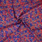 Tissu popeline de coton happy flowers