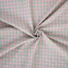 Tissu Vichy rose et Vert