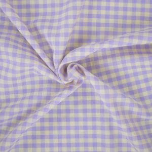 Tissu Vichy lilas