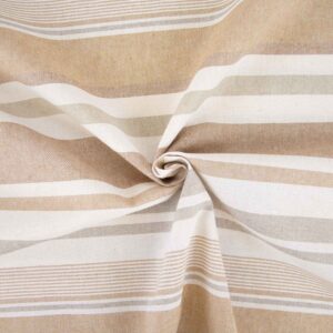 Tissu Canvas rayures beige Katia Fabrics