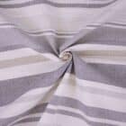 Tissu Canvas rayures gris