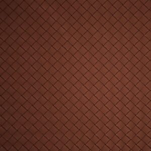 Tissu simili cuir tressé marron