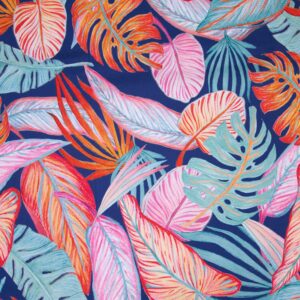 Tissu maillot de bain homme feuilles