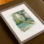 Kit point de croix Paysage printanier