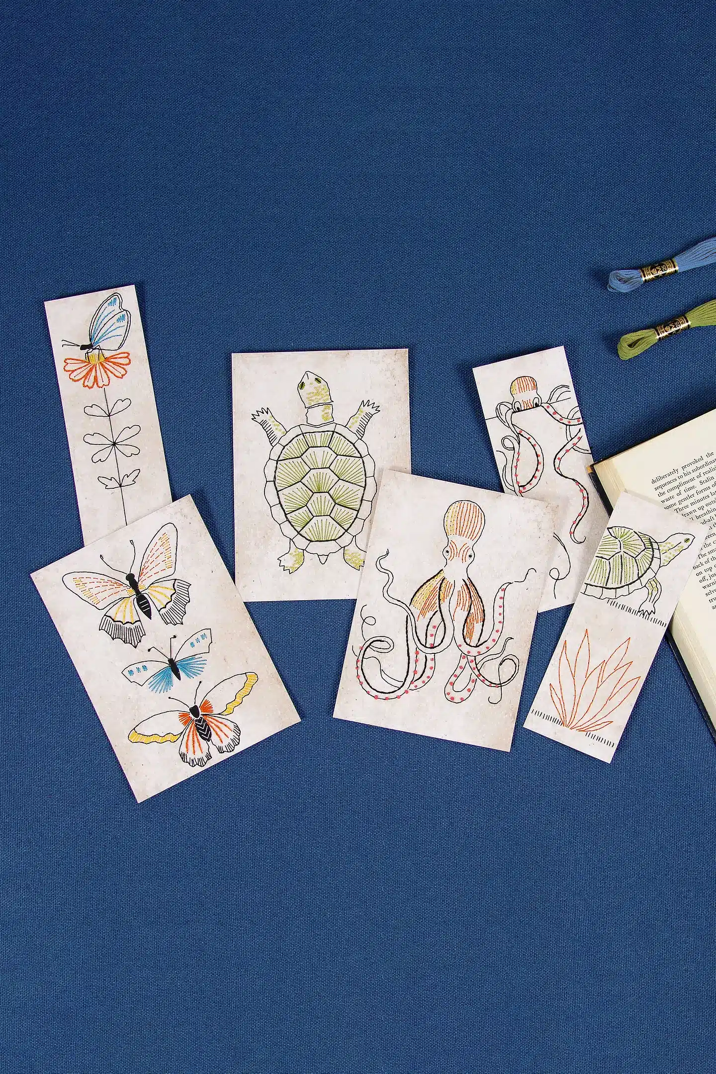 TB247 Kit cartes à broder animaux DMC