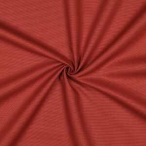 Tissu toile de coton canvas terracotta