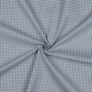 Tissu Vichy petits carreaux Bleu