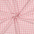 Tissu Vichy grands carreaux Rose