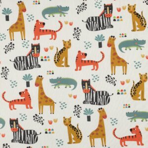 Tissu coton Motifs animaux enfant