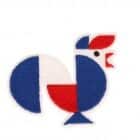 Ecusson Coq Tricolore