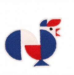 Ecusson Coq Tricolore