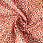 Tissu Coton enduit Gaudi Terracotta