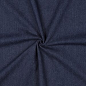 Tissu Jeans Coton bleu foncé