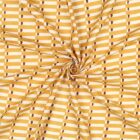 Tissu imprimé Block Print Jaune