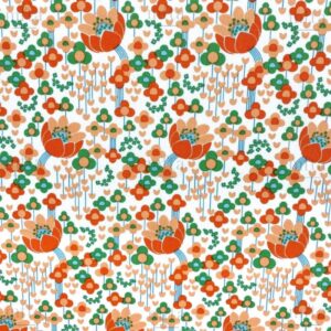 Tissu coton enduit clodettes