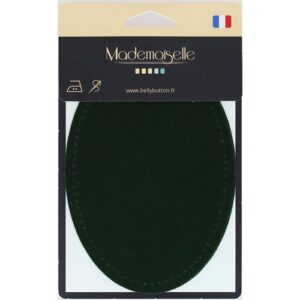 Paire Coudes Imitation daim vert