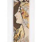 Kit point de croix marque page Zodiaque Mucha