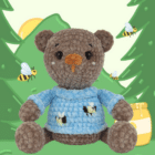 Kit Crochet Amigurumi L'ours