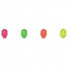 Bouton tête de mort Fluo