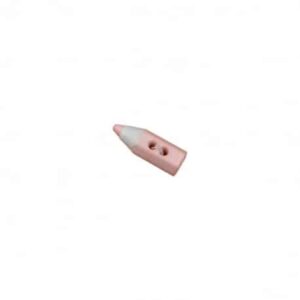Bouton Plastique Crayon Rose 15 mm