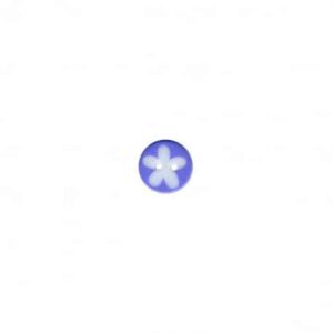 Bouton 2 trous Fleurs Lilas