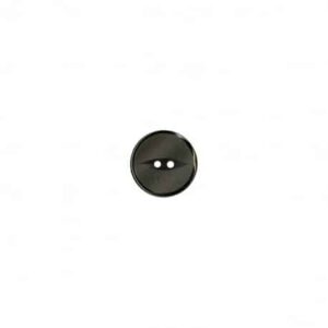 Bouton 2 trous oeil de chat noir 15 / 20 mm