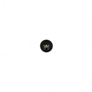 Bouton à queue noir couronne 10 / 13 mm