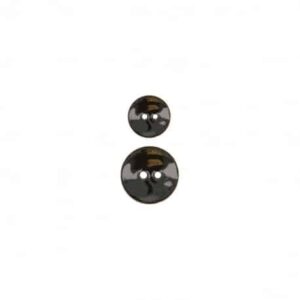 Bouton Bois peint noir