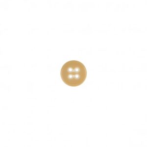 Bouton 4 Trous Bi colore beige et blanc