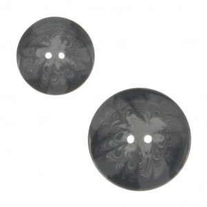 Bouton 2 trous gris 38 / 50 mm