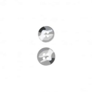 Bouton 4 trous camouflage Gris