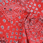 Tissu coton Bandana rouge