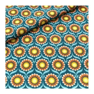Tissu coton Joli Joli Turquoise