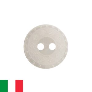 Bouton rond nacré 11 mm