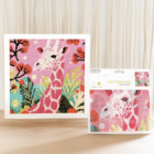 Canevas imprimé Girafe Pop