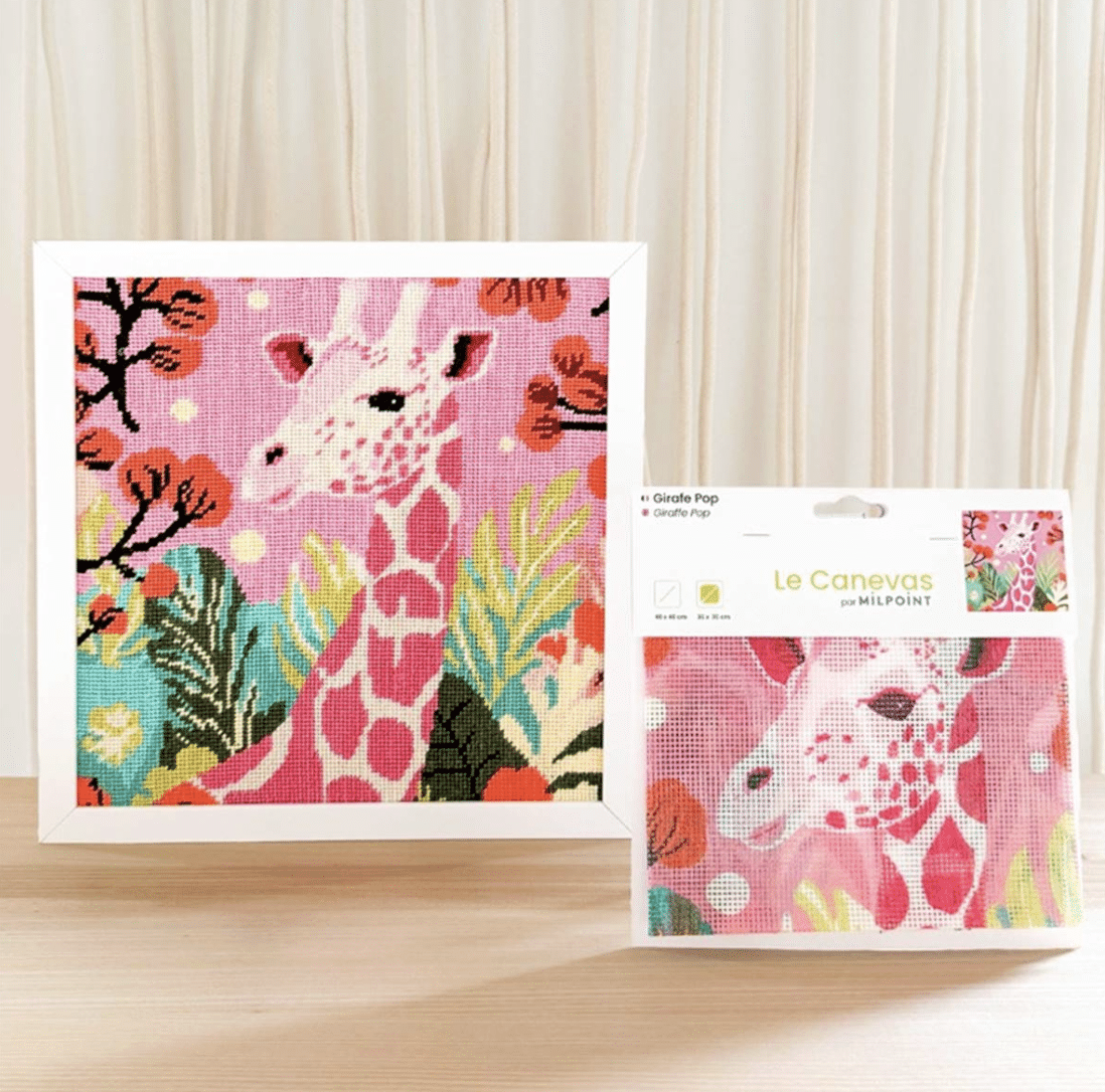 Canevas imprimé Girafe Pop é Canevas imprimé Girafe Pop