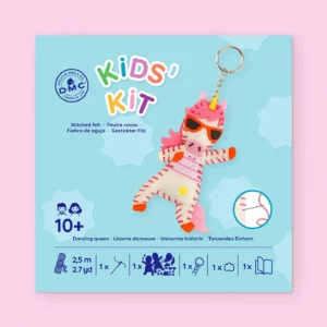 Kit Enfant feutrine porte clés Licorne